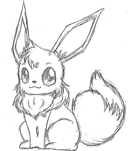 Eevee Sketch by TheyCallMeRoxas on DeviantArt