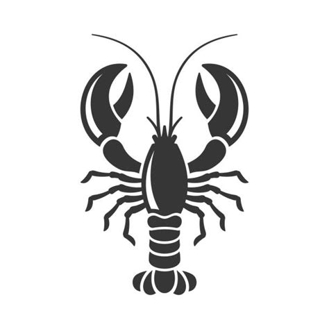 Lobster Clip Art Black And White