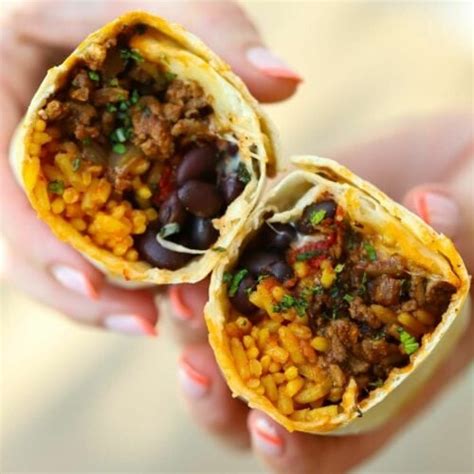 Easiest Ever Beef Burritos {30 Minute Meal} – Manidin