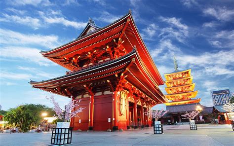 4K free download | Asakusa Kannon Temple, Buddhist temple, Tokyo ...