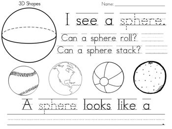 Sphere Practice Page by Kim Timmons - Camp Cary | TpT