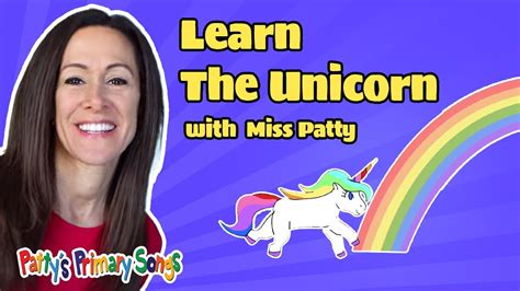 Learn The Unicorn Song (Official Video) by Patty Shukla | Children's Song|Nursery Rhyme Unicorn ...