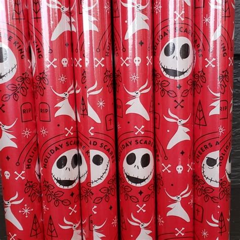 Disney | Party Supplies | Disneys The Nightmare Before Christmas Wrapping Paper Roll New ...