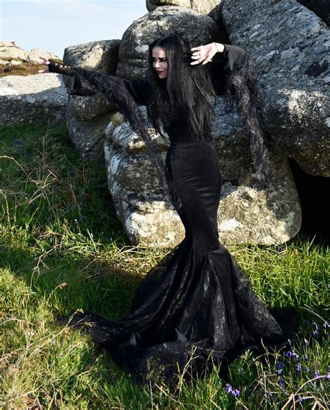 Morticia Addams Inspired Dress