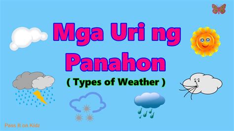 Mga Uri Ng Panahon Types Of Weather Tagalog English | Free Nude Porn Photos
