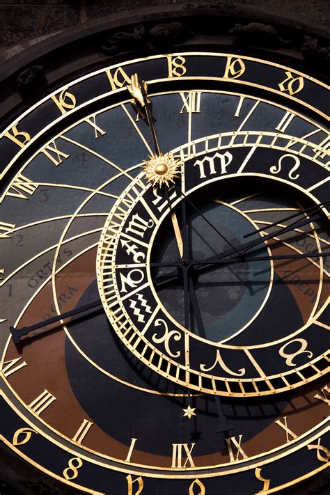 Prague Astronomical Clock Detail Free Stock Photo - Public Domain Pictures