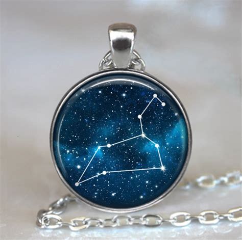 Leo Constellation Necklace, Leo Pendant Celestial Jewelry Star ...