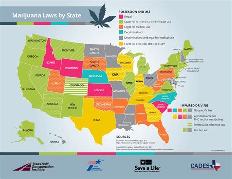 Marijuana Laws by State - 2022 – Texas Impaired Driving Task Force