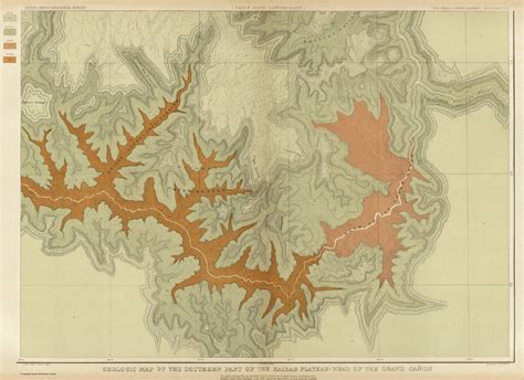 Geologic Map Of The Southern Part Of The Kaibab Plateau. [Part IV ...