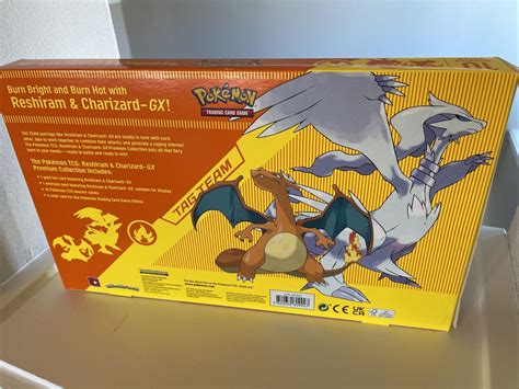 Mavin | Pokemon TCG Reshiram & Charizard GX Tag Team Premium Collection Set Box Sealed