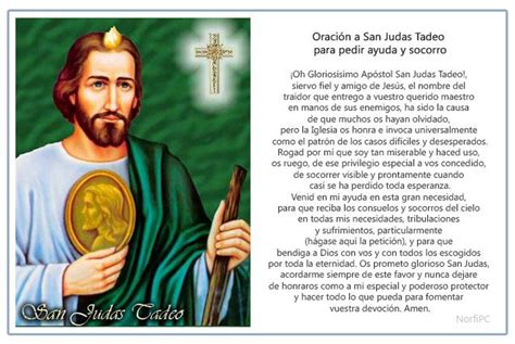 Oraciones cristianas a San Judas Tadeo | Oraciones cristianas, San ...