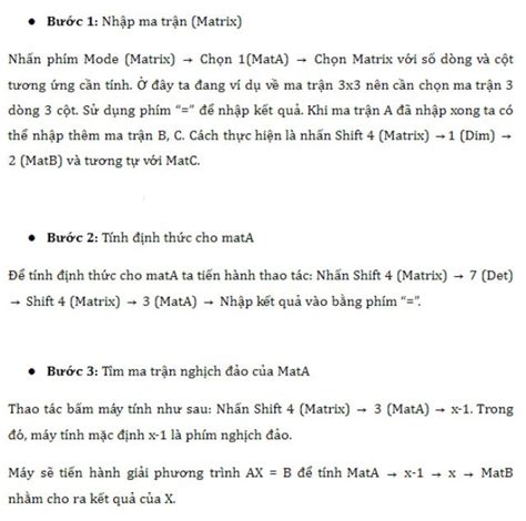 Cách tìm ma trận nghịch đảo 2x2, 3x3, 4x4 chính xác 100%