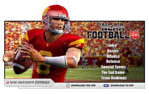 NCAA Football 10 - psp - Walkthrough and Guide - Page 1 - GameSpy