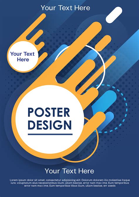 Poster Design Vector at Vectorified.com | Collection of Poster Design ...