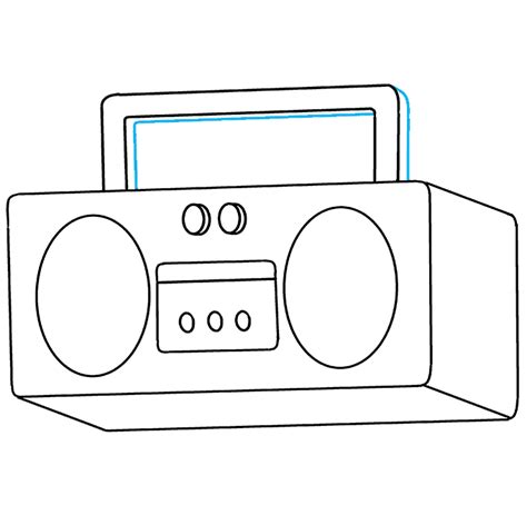 How to Draw a Radio - Really Easy Drawing Tutorial