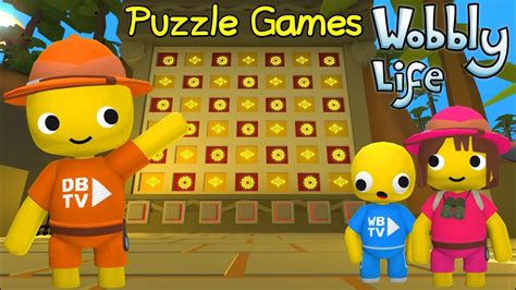 WE FOUND PUZZLE GAMES IN WOBBLY LIFE UPDATE 0.7.5 - YouTube