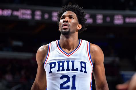 Philadelphia 76ers center Joel Embiid tweets, Let him