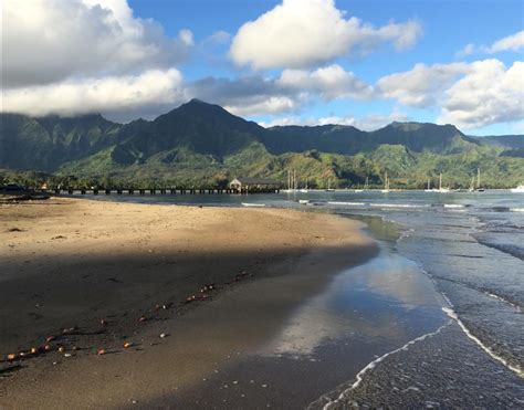 Hanalei Bay Pier - Hawaii Pictures