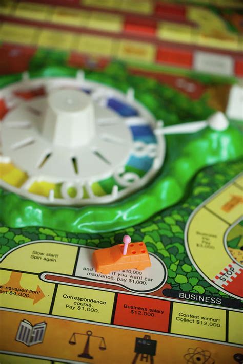 1980s Board Games - The Game of Life Photograph by Erin Cadigan - Pixels