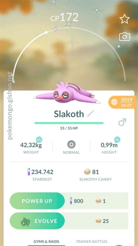 Slakoth - Pokemon Go