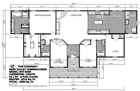 Deer Valley Modular Home Floor Plans - floorplans.click