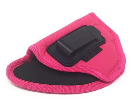 Pink IWB Gun Holster by Houston | ECO LEATHER Concealed Carry Soft Mat ...