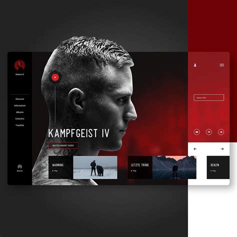 Music Streaming Web Design (2) | Images :: Behance