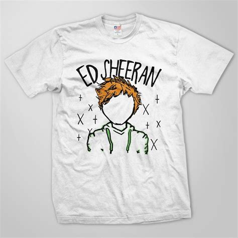 Ed Sheeran T-Shirt | Ed sheeran t shirt, T shirt, Rock t shirts