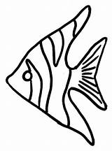 Flame Angel Fish Coloring Page Pages sketch template