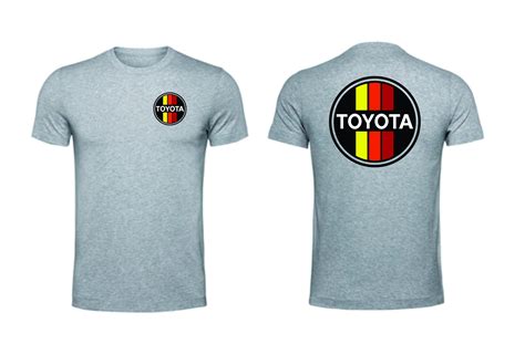 Toyota T-shirt with Toyota Logo on Front & Back Custom Toyota | Etsy