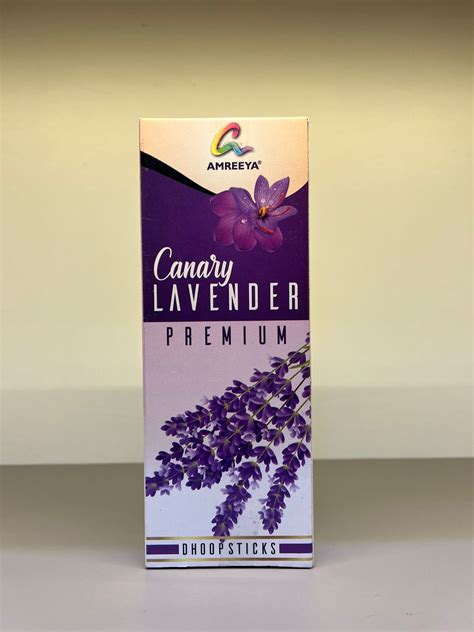 Amreeya Canary Lavender Dhoop Sticks - Amreeya Corporation LLP