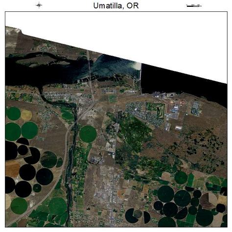 Aerial Photography Map of Umatilla, OR Oregon