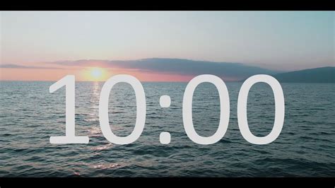 10 Minute Timer with Calm Music - YouTube