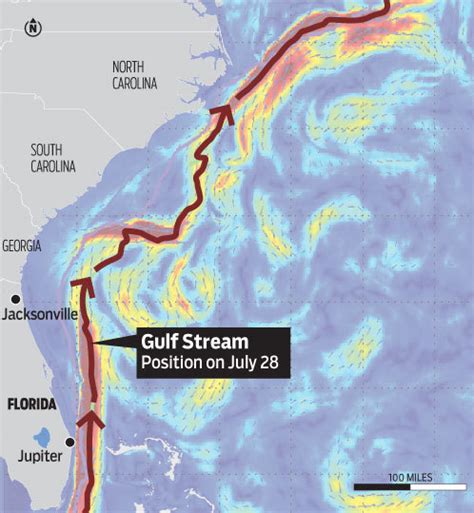 Map: The Gulf Stream - Sun Sentinel