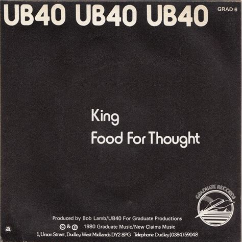 Indie Number Ones — UB40 — “Food For Thought” | by Miguel Magellan ...