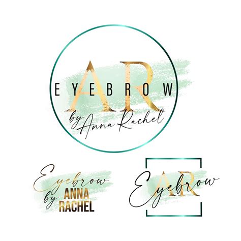 Beautiful Green and Gold Logo Design, Premade Logo Design, Foil Logo ...