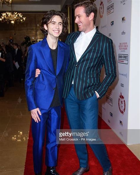 What a cute couple Timothée Chalamet and Armie Hammer | Actor of the ...