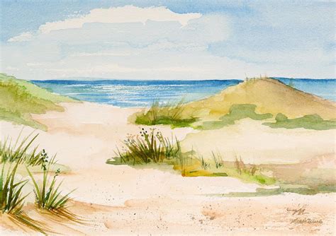 Summer on Cape Cod by Michelle Constantine | Cape cod painting, Beach art painting, Watercolor ...