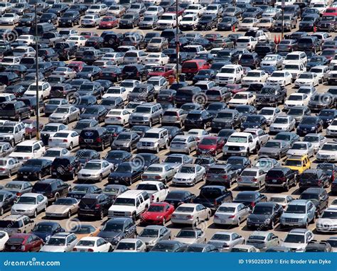 Car Parking Full Of Cars. Editorial Image | CartoonDealer.com #182166908