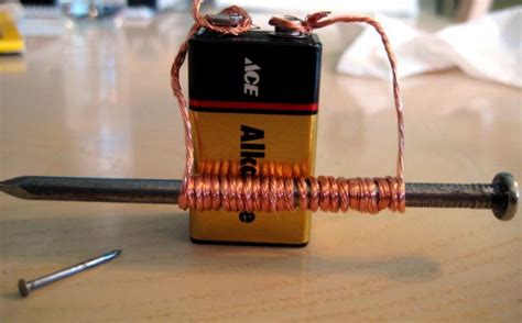 Homemade Electromagnet | Magnet experiments, Electromagnet, Cool ...