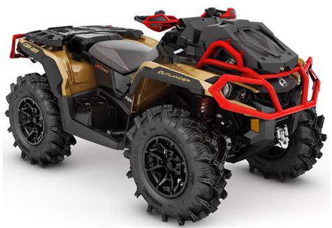 2023 Can-Am Outlander ATV - Gold and Black with Red Accents