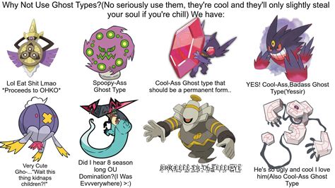 Why Not Use Ghost Types[OC] : r/pokemon