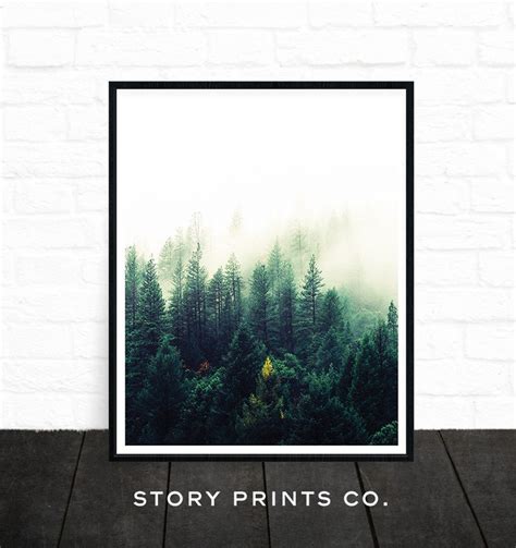 Forest Print Nature Prints Forest Photography Forest Wall - Etsy