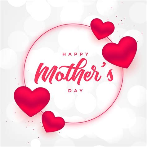 Free Vector | Happy mothers day heart frame background