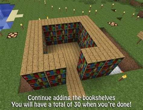 Minecraft Enchanting Table Maximum Bookshelves - House People