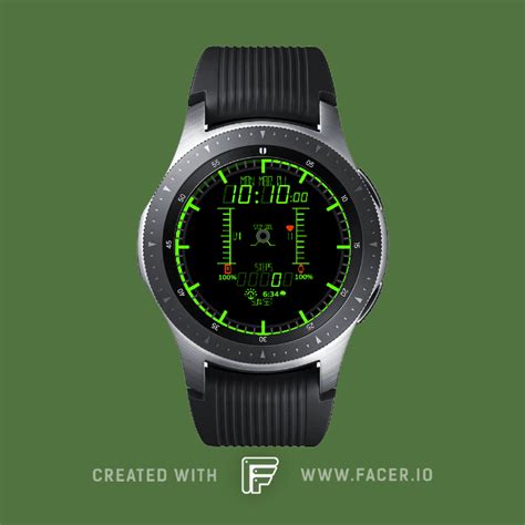 Skyler - jet cockpit - watch face for Apple Watch, Samsung Gear S3, Huawei Watch, and more - Facer