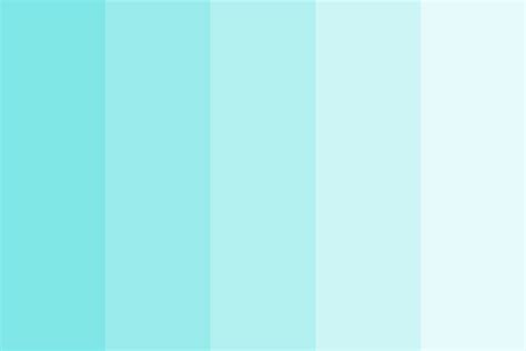 shades of cyan 3 Color Palette