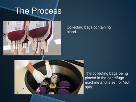 Blood Centrifugation Process