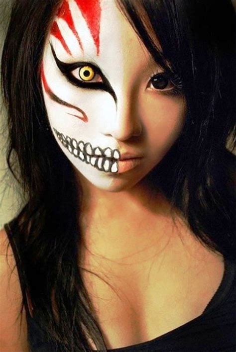 Latest 25 Half Face Halloween Makeup In This Season - Happy Halloween ...