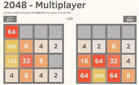 2048 — multiplayer example - YouTube